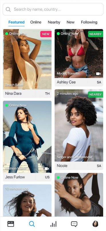 natural beauty, hot lady on Alua